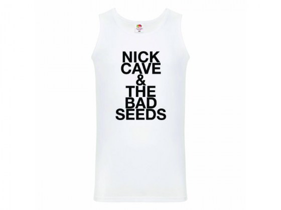 Camiseta Nick Cave & The Bad Seeds - tirantes blanca