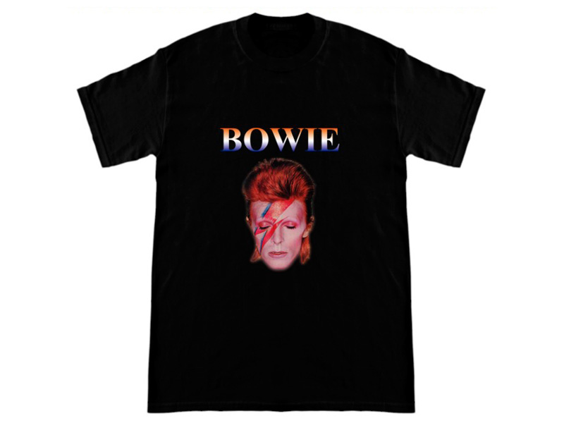 Preludio salario Exagerar Camisetas Manga Corta Mujer: Camiseta de Mujer David Bowie Aladdin sane