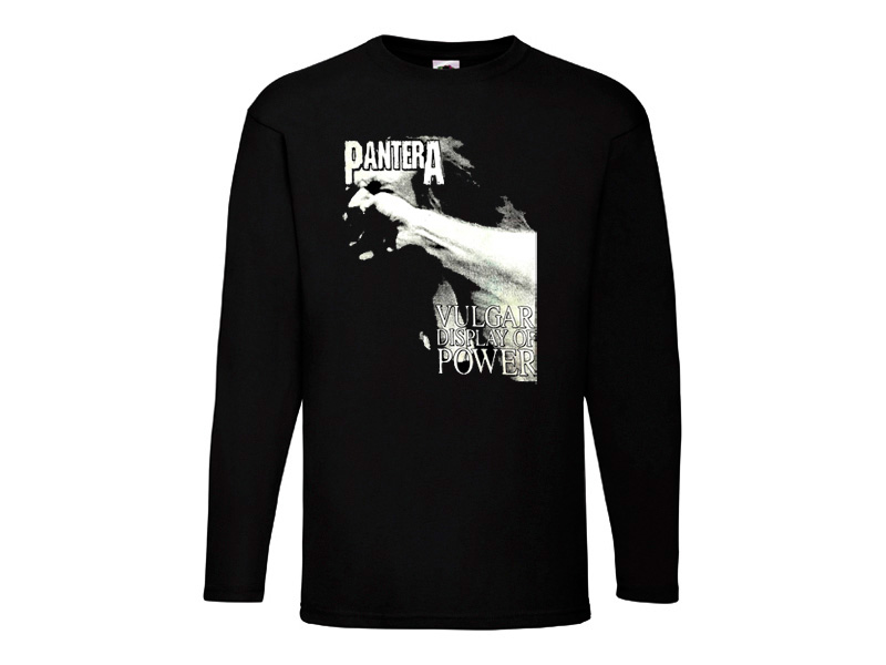 Mens Retro Panther Graphic Print Long Sleeve T-Shirt - Soft, Quick-Dry, Workout Top