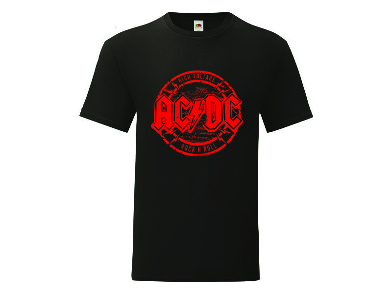 Camiseta AC/DC High Voltage Rojo - hombre