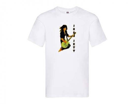 Camiseta blanca para niño de Joan Jett