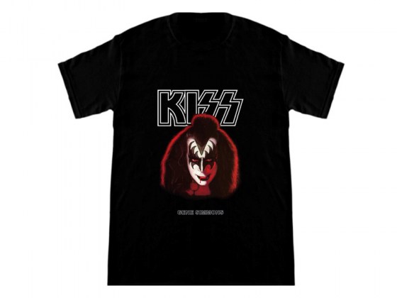 Camiseta de Mujer Kiss Gene Simmons