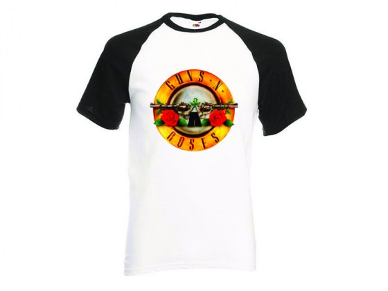 Camiseta Guns N' Roses - beisbol