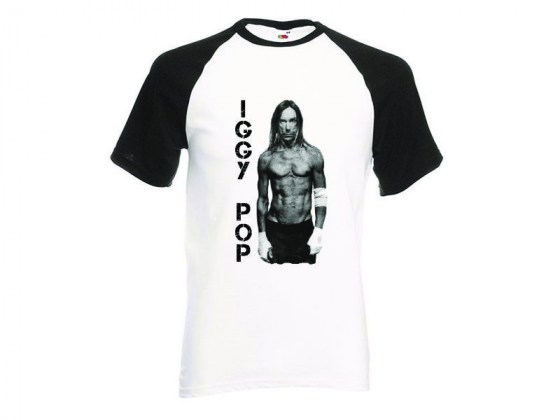 Iggy Pop camiseta beisbol