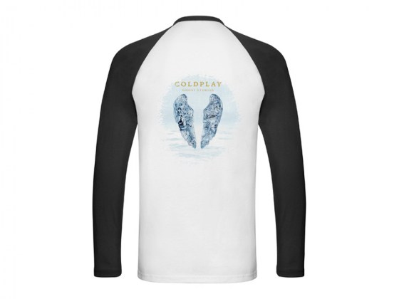 Camiseta manga larga tipo beisbol de Coldplay - Ghost Stories