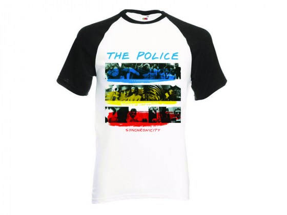 Camiseta Police - Synchronicity - beisbol