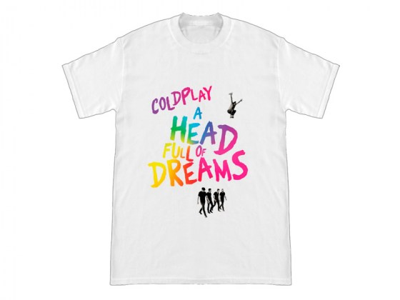 Camiseta mujer Coldplay - A head full of dreams
