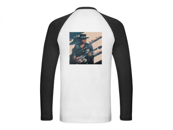 Camiseta tipo beisbol manga larga de Stevie Ray Vaughan
