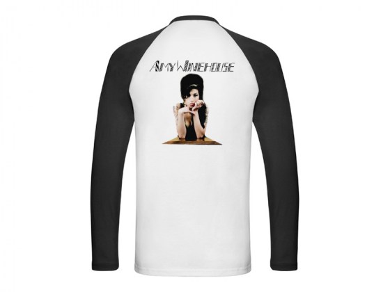 Camiseta Amy Winehouse Manga Larga