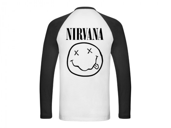 Camiseta Nirvana Manga Larga