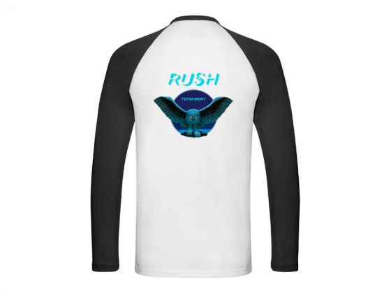 Camiseta manga larga tipo beisbol de Rush - Fly By Night