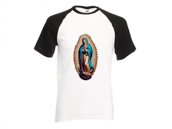 Camiseta beisbol Virgen de Guadalupe