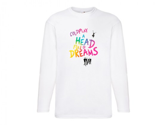 Camiseta manga larga Coldplay - A head full of dreams