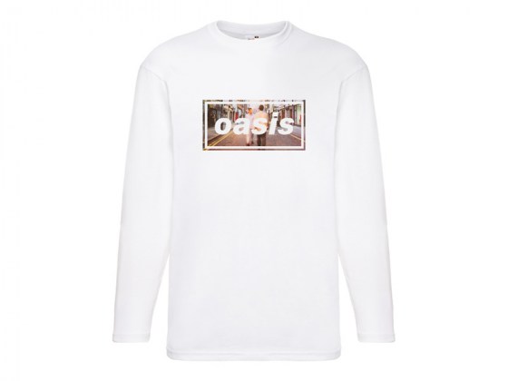 Camiseta Oasis - manga larga blanca