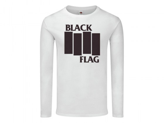 Camiseta Black Flag Manga Larga Mujer