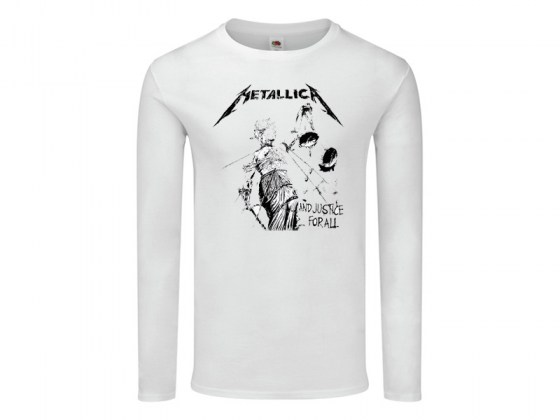 Camiseta Metallica Manga Larga Mujer