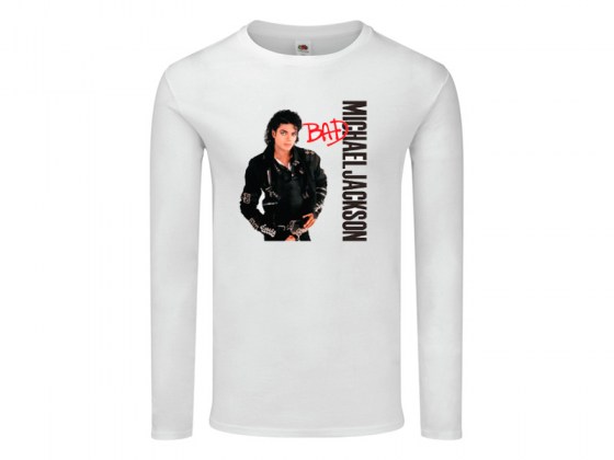 Camiseta Michael Jackson Manga Larga Mujer