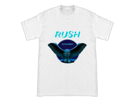 Camiseta blanca Rush - Fly By Night