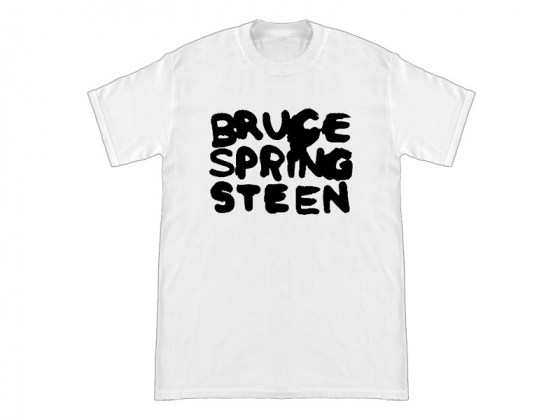 Camiseta blanca para mujer de Bruce Springsteen