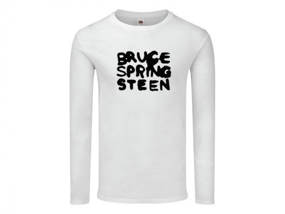 Camiseta blanca manga larga para mujer de Bruce Springsteen