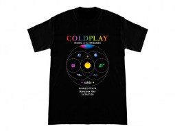 Camiseta mujer Coldplay World Tour 2023
