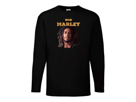 Camiseta Bob Marley Manga Larga