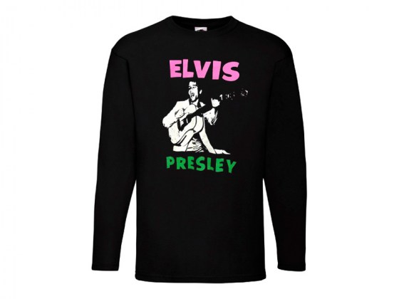 Camiseta Elvis Presley Manga Larga