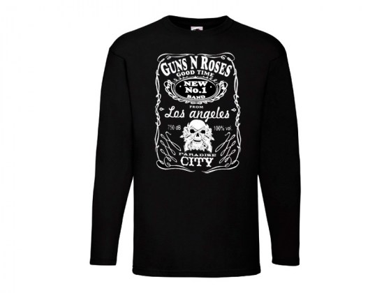 Camiseta Guns N Roses Manga Larga