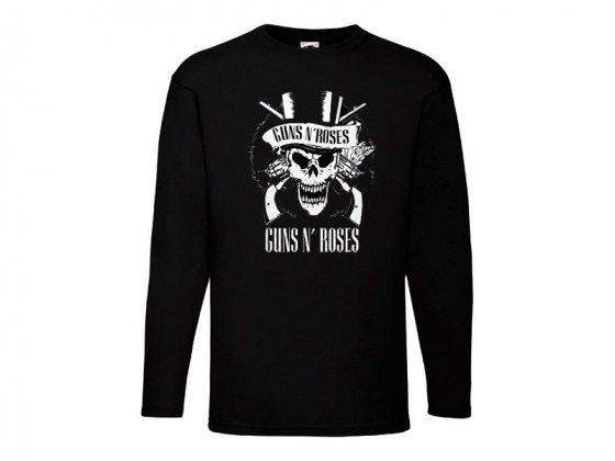 Camiseta Guns N Roses Manga Larga