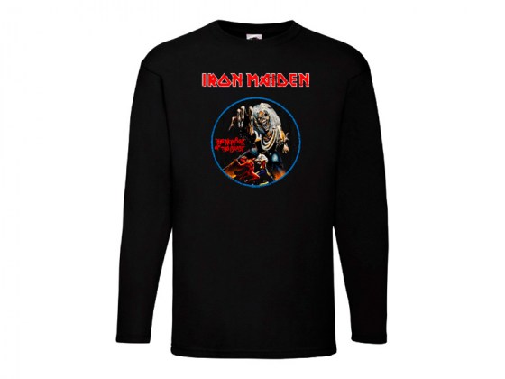 Camiseta Iron Maiden Manga Larga