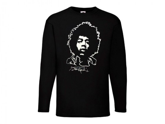 Camiseta Jimi Hendrix Manga Larga