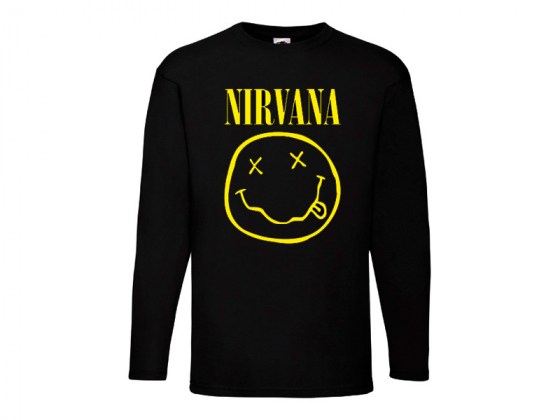 Camiseta Nirvana Manga Larga 