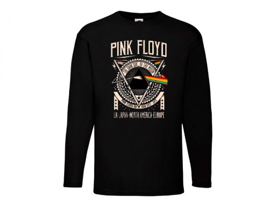 Camiseta Pink Floyd Manga Larga