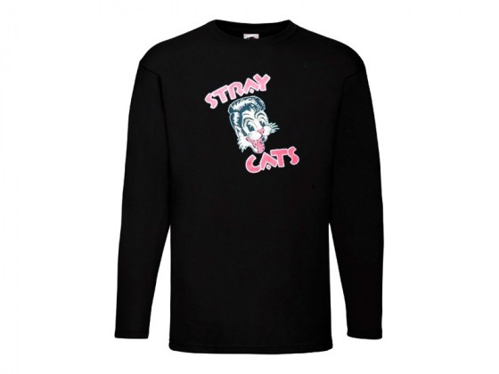 Camiseta Stray Cats Manga Larga
