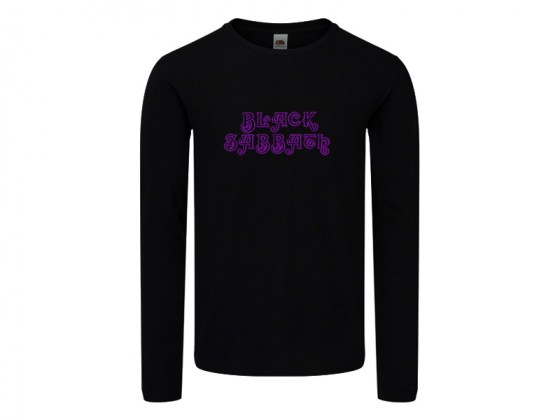 Camiseta manga larga mujer Black Sabbath logo antiguo