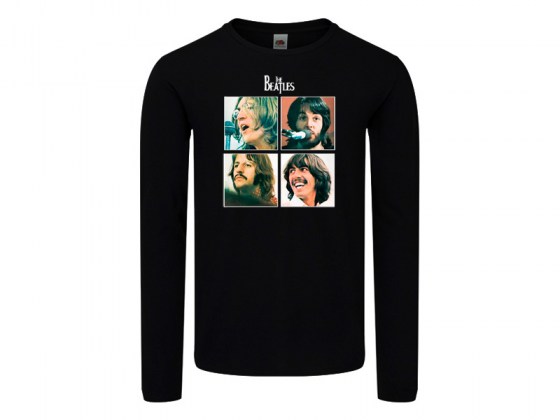 Camiseta The Beatles Manga Larga Mujer