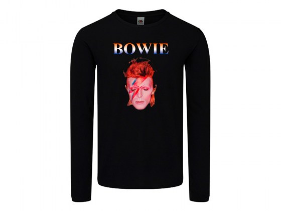 Camiseta David Bowie Manga Larga Mujer