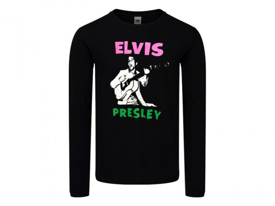 Camiseta Elvis Presley Manga Larga Mujer