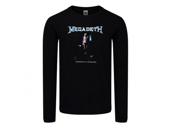 Camiseta Megadeth Manga Larga Mujer