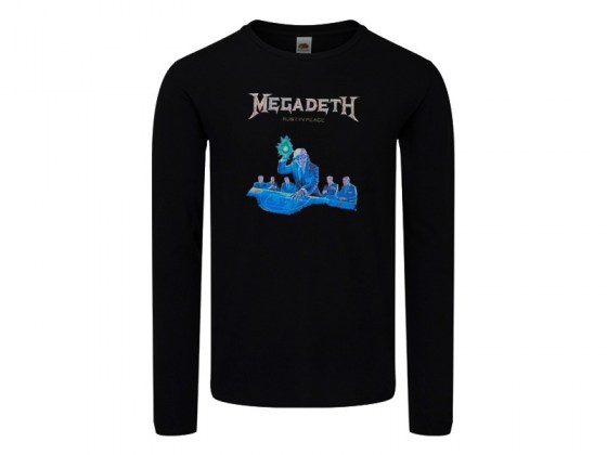 Camiseta Megadeth Manga Larga Mujer