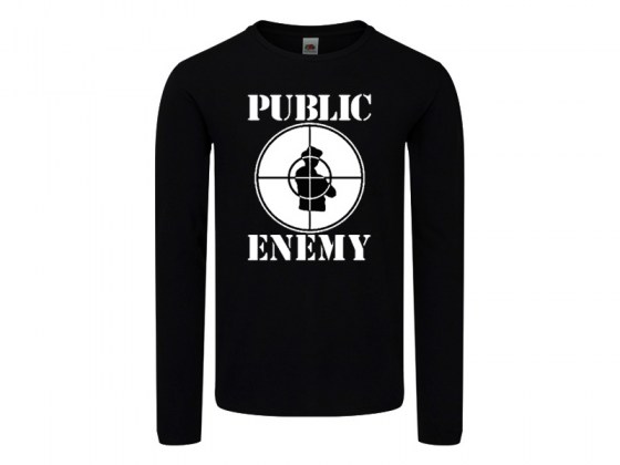 Camiseta Public Enemy Manga Larga Mujer