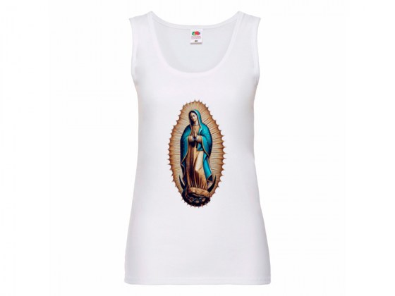 Camiseta tirante mujer Virgen de Guadalupe