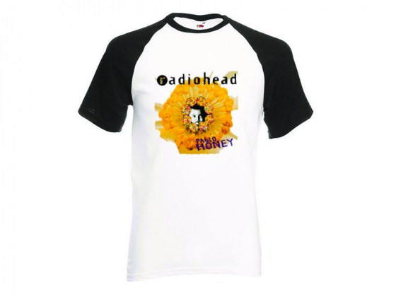 Camiseta Radiohead - Pablo Honey - beisbol hombre