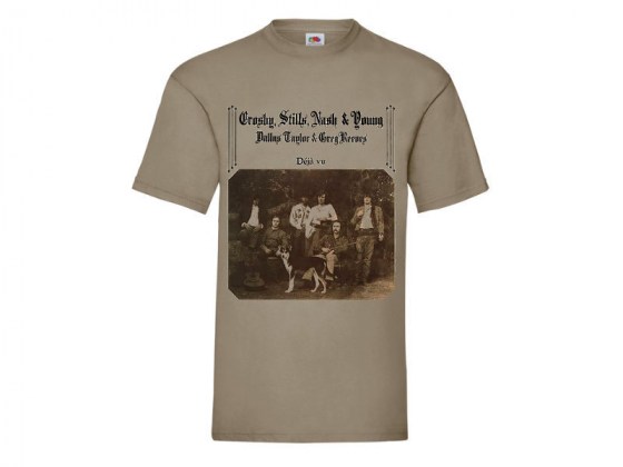 Crosby, Stills, Nash & Young Déjà Vu - camiseta