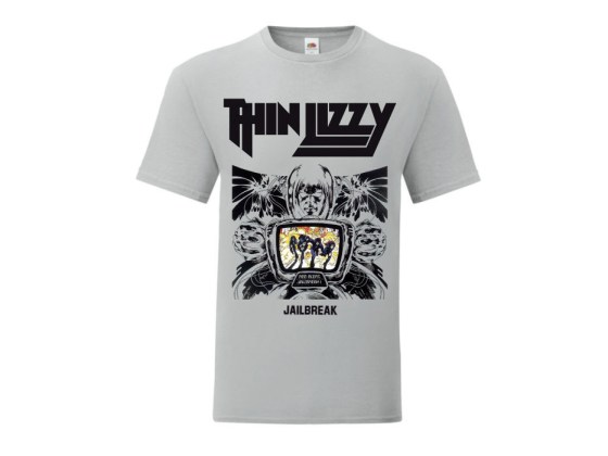 Camiseta Thin Lizz - Jailbreak - gris