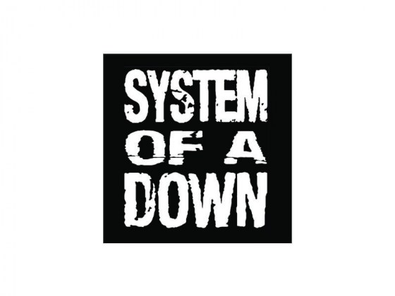 System of a Down - logo - Parche Espaldera
