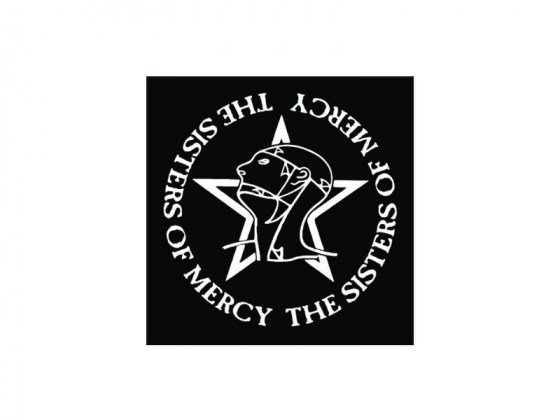 Sisters Of Mercy - logo  - Parche Espaldera