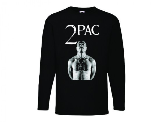 2Pac camiseta manga larga