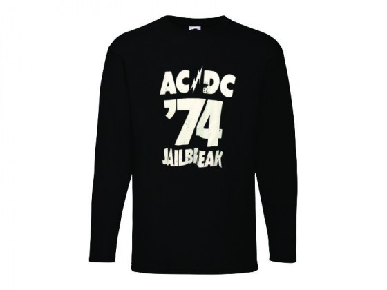 Camiseta AC/DC 74 Jailbreak manga larga