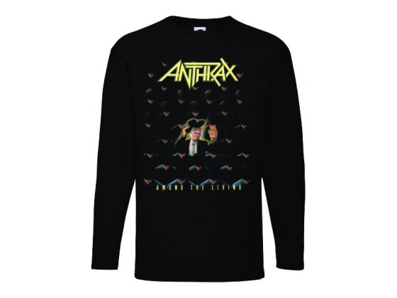 camiseta Anthrax - Among the Living - manga larga